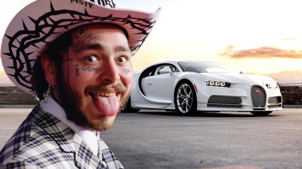 Post Malone: Πουλάει την ολόλευκη Bugatti Chiron του με extra εξοπλισμό ...